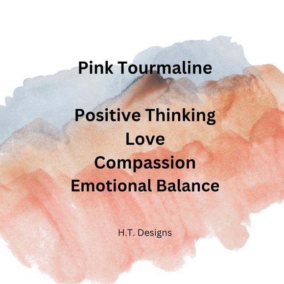 Natural Stone 8mm Boho Bead Bracelet 7 Inches - Tourmaline Jasper Agate - Picture 6 of 10